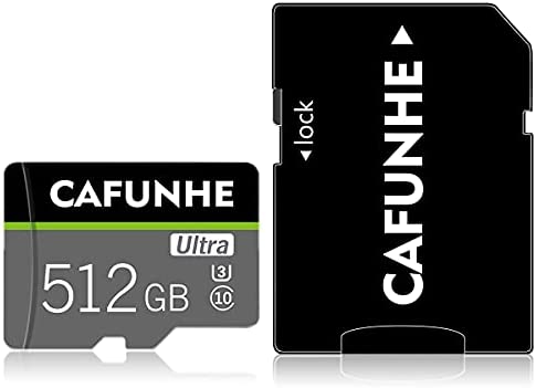 512Go Carte Micro SD Classe 10 Haute Vitesse Carte mémoire avec Adaptateur Carte mémoire TF 512 Go avec Adaptateur Fiche Technique et Prix au Maroc