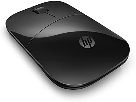 HP Z3700 Souris USB sans fil mince 2,4 GHz noire avec capteur optique LED bleue 1200 dpi, autonomie de la batterie jusqu'à 16 mois Fiche Technique et Prix au Maroc