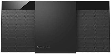 Panasonic Micro chaine hifi tout en un SC-HC300EG-K I 20W Lecteur CD Radio FM Auxiliaire Auto-Play Bluetooth fixation murale Desing moderne noir - Version Française Fiche Technique et Prix au Maroc