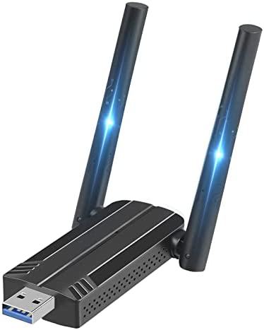 Clé WiFi Puissante AC1300 Mbps, Cle WiFi USB 3.0 Double Bande, 2.4G/5.8GHz Adaptateurs USB Clé WiFi pour PC/Laptop/Desktop/Tablet, Compatible avec Windows 11/10/8/7/Vista/XP, Mac OS X Fiche Technique et Prix au Maroc