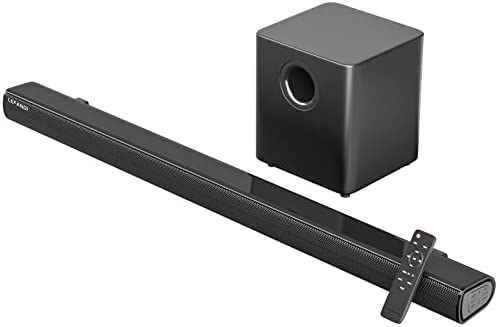 LEFANDI 2.1 Barre de Son avec Caisson de Basses pour TV, avec Caisson de Basses, sans Fil Bluetooth 5.0 avec AUX, Arc, Optique, Coaxial, USB Fiche Technique et Prix au Maroc