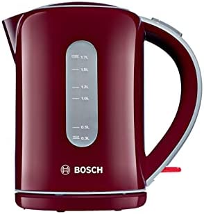 Bosch Bouilloire Rouge/Bordeaux 1,7 L 2200 W Fiche Technique et Prix au Maroc