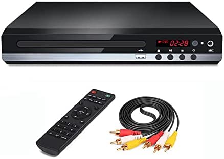ZXNQ Lecteur DVD pour Téléviseur, Home HD Cinéma Lecteur DVD, SVCD, CD, VCD, Sortie Coaxiale AV HDMI, Port USB/MIC intégré Fiche Technique et Prix au Maroc