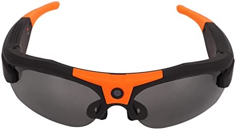Lunettes avec CaméRa WiFi 30FPS 1080P Enregistreur Vidéo NuméRique Lunettes de CaméRa HD Portables Large Champ de Vision 600mAh pour la Randonnée PêChe Cyclisme Conduite Chasse (Orange) Fiche Technique et Prix au Maroc