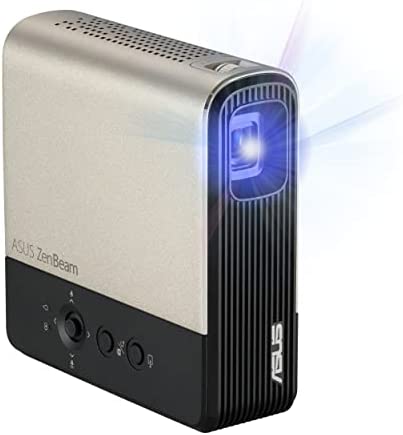 ASUS ZenBeam E2 - Pico Projecteur Mini LED Portable WVGA - 854 x 480 - 300 lumens - HDMI - Batterie intégrée 6000 mAh autonomie 4 heures - 32 db - Haut-parleurs 3W intégrés - 125% Rec.709 & 100% sRGB Fiche Technique et Prix au Maroc