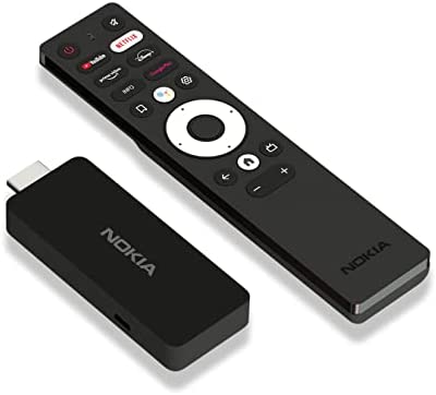 Nokia Streaming Stick 800 - Android TV (Ultra HD 4K, HDR, Chromecast, Assistant Vocal Google, Netflix, Disney +, Prime Vidéo, Google Play Store, WiFi, HDMI, Bluetooth, H.264, HEVC H.265) Fiche Technique et Prix au Maroc