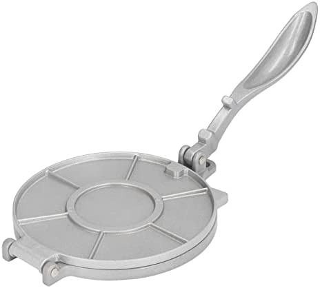 Yolispa Presse à tortilla en alliage d'aluminium antirouille de 17,8 cm pour la maison, les magasins de pâtes, 2 presse-tortilla en aluminium argenté Fiche Technique et Prix au Maroc