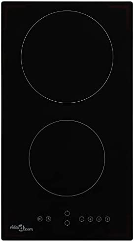 vidaXL Plaque de Cuisson 2 Brûleurs Contrôle Tactile Table de Cuisson Chauffante Electrique Automatique Cuisine Maison Intérieur Céramique Fiche Technique et Prix au Maroc