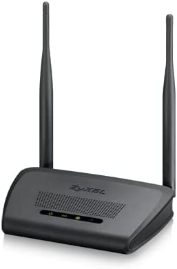 Zyxel N300 Routeur Wi-Fi pour Gamer, Multimédia avec deux antennes Omni 5 dBi [NBG418NV2] Noir Fiche Technique et Prix au Maroc