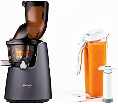Kuving's - Extracteur de jus vertical D9900 + kit de conservation de jus sous vide - Anthracite Fiche Technique et Prix au Maroc