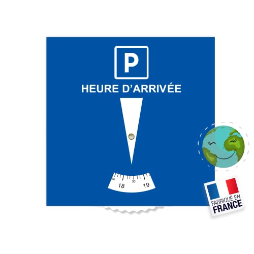 Disque Bleu de Stationnement Zone Bleue (ÉCOLOGIQUE & Fabriqué en France) Disque Stationnement Carte Horodateur Europeen Parking Stationnement Voiture Accessoires Auto (Garantie) Fiche Technique et Prix au Maroc