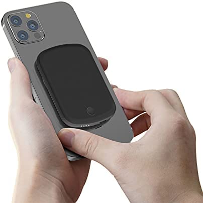 KERTER – Batterie externe magnétique sans fil 5000 mAh – Batterie externe portable sans fil – Chargeur sans fil – Charge rapide – Compatible avec iPhone séries 14/13/12 Fiche Technique et Prix au Maroc