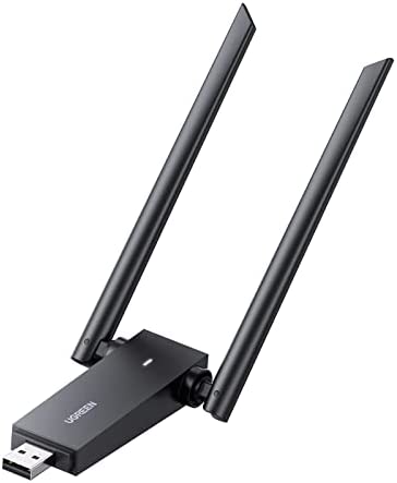 UGREEN Clé WiFi AC1300Mbps Dongle WiFi Adaptateur USB WiFi pour PC Double Bande 5GHz 2.4GHz Antenne à Gain Élevé Supporte Windows 11 10 8.1 8 7 Mac OS Fiche Technique et Prix au Maroc