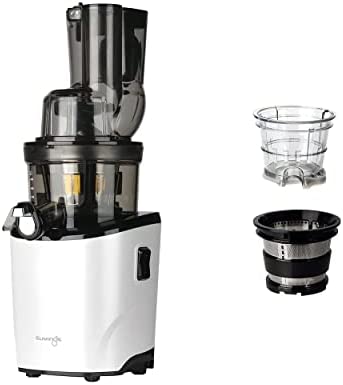 Kuvings - Extracteur de jus REVO830 + kit sorbet & smoothie - Double embouchure, Système de découpe automatique - Blanc Fiche Technique et Prix au Maroc