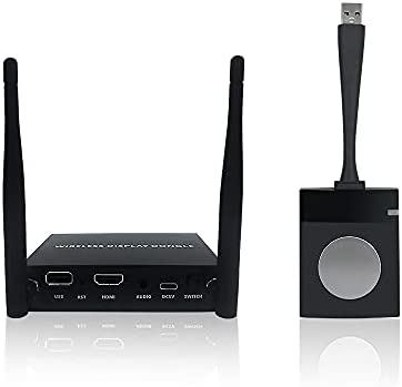 EXVIST Dongle d'affichage sans fil prend en charge AirPlay, Miracast, compatible avec Windows, Mac OS, iOS, Android, principalement adapté pour les conférences, etc. Fiche Technique et Prix au Maroc