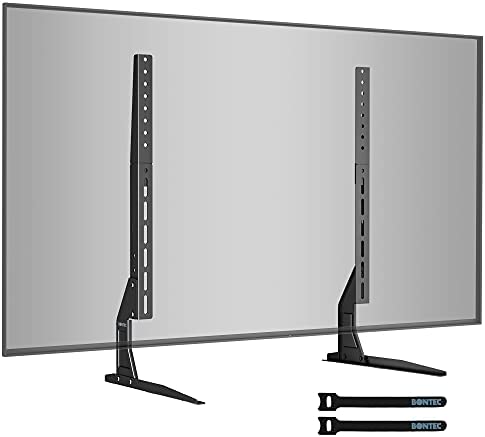 BONTEC Pied TV Universel Support TV Piédestal de 22-65 Pouces Support de TV sur Table Hauteur Réglable Capacité de Charge 50 KG Max. VESA 800x400 mm - Assemblage Simple Fiche Technique et Prix au Maroc