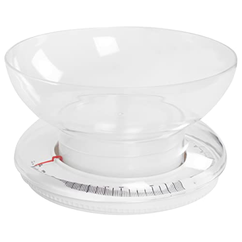 Salter 811 WHWHDR Balance de Cuisine Mécanique Traditionnelle avec Bol, Balance avec Cadran Rotatif Analogique, Ajouter & Peser, Capacité 3KG, Facile à Lire, Sans Pile, Garantie 15 Ans, Blanc Fiche Technique et Prix au Maroc