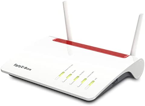 AVM Fritz Box 6890 Modem LTE ou DSL Version Allemande Noir, Rouge, Blanc Fiche Technique et Prix au Maroc