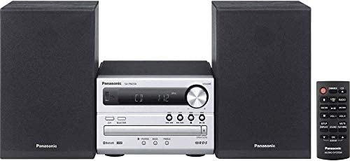 Panasonic Micro HiFi System SC-PM250EG-S (20 Watt RMS, CD, Radio UKW, Bluetooth) Argent Fiche Technique et Prix au Maroc