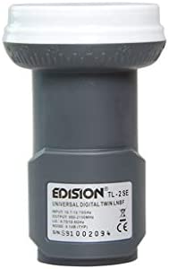 EDISION LNB TL-2 TWIN SE, universal LNB Twin, 0,1dB, HDTV, Full HD, 1 sat to 2 stb Fiche Technique et Prix au Maroc