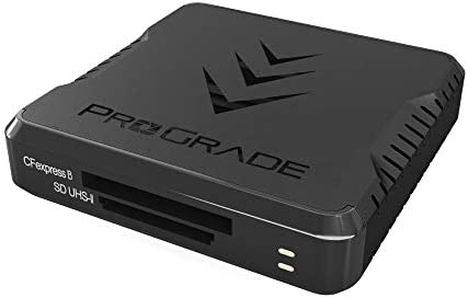 CFexpress Type B et Lecteur de Carte mémoire SD UHS-II à Deux emplacements par ProGrade Digital | USB 3.2 Gen 2 pour Les cinéastes, photographes et créateurs de Contenu Professionnels Fiche Technique et Prix au Maroc