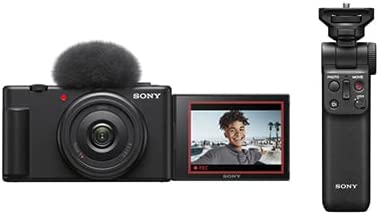 Sony ZV-1F | Appareil Vlog - Appareil photo numérique - écran orientable, vidéos 4K + Poignée de Prise de Vue GP-VPT2BT Fiche Technique et Prix au Maroc
