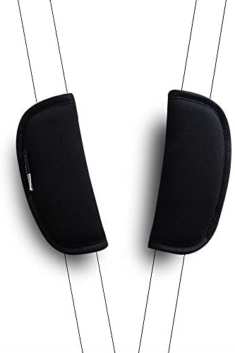 2 pièces bébé poussette sangle de siège de voiture couvre universelle coussin de ceinture de siège souple pour nouveau-nés nourrissons et enfants (Noir) Fiche Technique et Prix au Maroc
