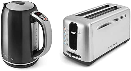 Riviera-et-Bar BT549A Bouilloire à Température Réglable Serena & GP540A Grille-Pain 2 Fentes Extra-longues Fiche Technique et Prix au Maroc