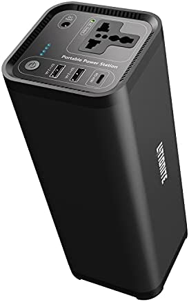 LITIONITE Hurakan 200W / 46.400mAh Power Bank Mini Générateur d'énergie Portable - 1x Prise de Courant - 2X USB - 1x Type-C - Batterie Externe pour Smartphone/PC/Ordinateur/CPAP/Drone/Tablet Fiche Technique et Prix au Maroc