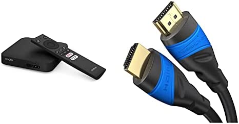 STRONG Boîtier TV Android 4K Ultra-HD Leap-S1 (Google Playstore, Netflix, Prime Video, Disney+) & KabelDirekt 2m Câble HDMI 4K Compatible avec (HDMI 2.0a/b, 2.0, 1.4a, 4K Ultra HD, 3D) Top Series Fiche Technique et Prix au Maroc