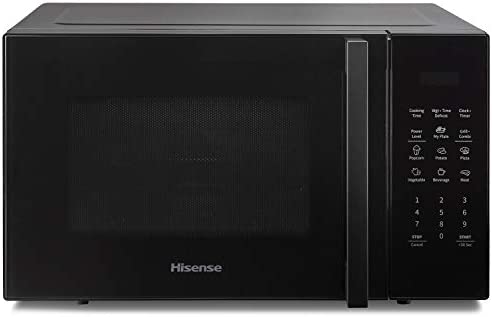 Hisense Four à micro-ondes électronique, capacité 23 L, puissance 800 W, puissance 1000 W, écran LED avec commandes tactile, noir Fiche Technique et Prix au Maroc