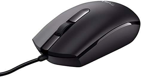 Trust Basi Souris Filaire à 3 Boutons, Câble USB de 160 cm, Mac/PC/Ordinateur - Noir Fiche Technique et Prix au Maroc