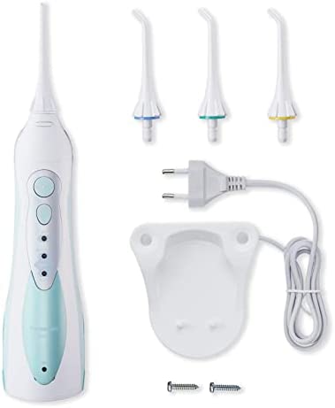 Panasonic - Personalcare EW1311G845 | Jet dentaire - Système AIR 3 puissances réglables 4 canules Sans fil Réservoir 130 ml 15 min d'autonomie 1400 pulsations/min Blanc et vert menthe Fiche Technique et Prix au Maroc