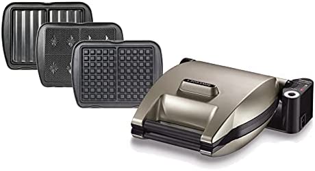 Lagrange 019622 Gaufrier Premium Gaufres + Gaufrettes + Croque monsieur Taupe Fiche Technique et Prix au Maroc