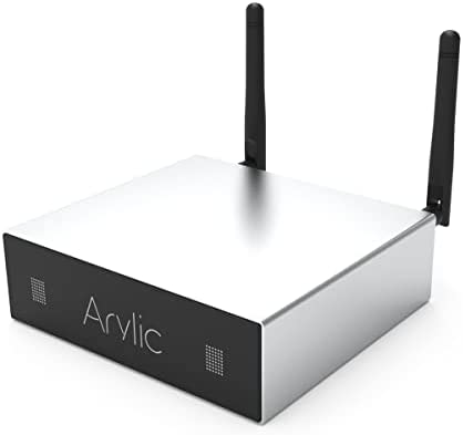 Arylic Amplificateur Domestique Up2stream A50, WiFi & Bluetooth STA326 avec Canal stéréo 100W 24V DC/2.0, Airplay DLNA, Multiroom Sync, 24 Bits 192 kHz HiFi Audio Streaming Intégré pour Haut-Parleur. Fiche Technique et Prix au Maroc