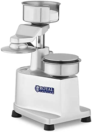 Royal Catering Presse a Burger Machine à Hamburger RCHM-100 (Diamètre: 10 cm, Acier inox, incl. 500 feuilles de séparations) Fiche Technique et Prix au Maroc