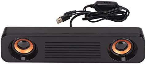 Annadue Barre de Son, Barre de Son TV avec Caisson de Basses, Caisson de Basses Stéréo HiFi Filaire 3,5 Mm, Caisson de Basses USB Portable pour TV/Ordinateur, Barre de Son Filaire pour Ordinateur Fiche Technique et Prix au Maroc