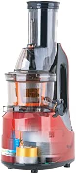 Siqur Salute Made in Italy LifeEnergy PRO Extracteur de Jus à Froid Extracteur de Jus Vivant Professionnel avec Technologie Gold Disc Basse Vitesse 60 rpm Moteur AC 240 Watt (Rouge) Fiche Technique et Prix au Maroc