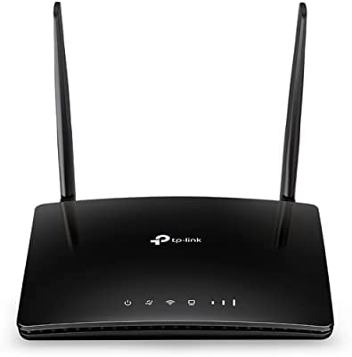 TP-Link Archer MR200 Routeur 4G LTE 150Mbps WiFi AC 750Mbps, 4 ports Ethernet, antennes non amovibles, Slot de carte MicroSIM pour tout opérateur, idéal pour remplacer une connexion ADSL à bas débit Fiche Technique et Prix au Maroc