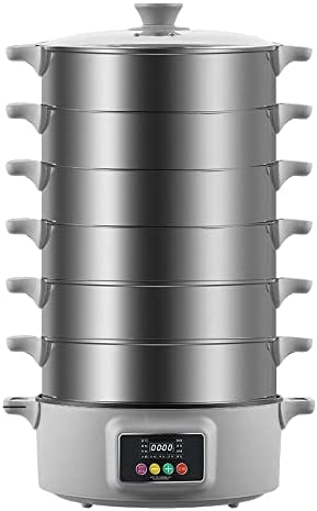 LXLH Cuiseur Vapeur Alimentaire de Grande capacité, cuiseur Vapeur électrique, marmite à Poisson Cuite à la Vapeur en Acier Inoxydable, Petits Pains cuits à la Vapeur, tiroirs Vapeur Multicouches Fiche Technique et Prix au Maroc