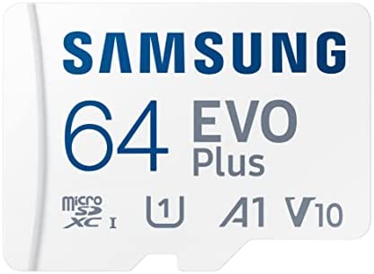 Samsung Carte mémoire microSD Evo Plus 64 Go SDXC U1 Classe 10 A1 130 Mo/s avec Adaptateur Version 2021 (MB-MC64KA/EU) Fiche Technique et Prix au Maroc