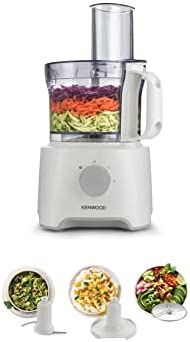 Kenwood FDP300WH MultiPro Compact Robot de cuisine, 800 W, 2,1 L, plastique, blanc Fiche Technique et Prix au Maroc