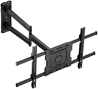 WHYFONE Support Mural TV pour Téléviseurs 32-70 Pouces, Support Mural TV Longue Portée avec Extension Lisse 710mm, Support Mural Universel pour Téléviseur jusqu'à 45kg, VESA 600x400mm Fiche Technique et Prix au Maroc