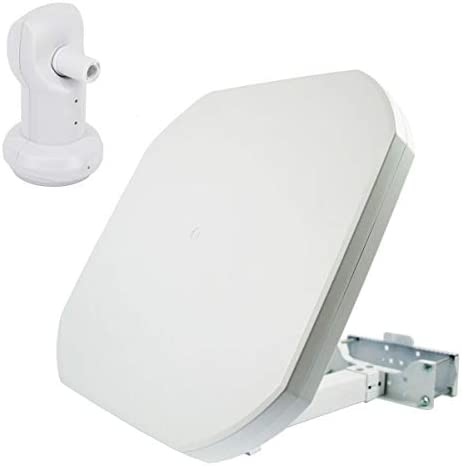PremiumX FLAT43 Antenne SAT plate pour tête universelle (LNB) simple, double ou quadruple (single, twin, quad) – Antenne satellite plate Fiche Technique et Prix au Maroc