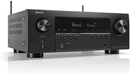 Denon AVR-S970H Récepteur AV 7.2 canaux Amplificateur HiFi avec Dolby Atmos, DTS:X, 6 entrées HDMI et 2 Sorties, 8 K HDMI, Bluetooth, Wi-FI, AirPlay 2, HEOS Mulitroom, Alexa Compatible Fiche Technique et Prix au Maroc