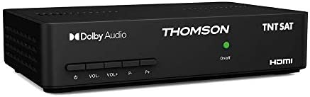 THOMSON THS 806 TNTSAT HD, DVB-S2, pour recevoir la TNT Gratuite par Satellite, Carte TNTSAT valable 4 Ans Incluse, HDMI, Péritel, Spdif, USB, Flux RSS, Alimentation 230/12V fournie Fiche Technique et Prix au Maroc
