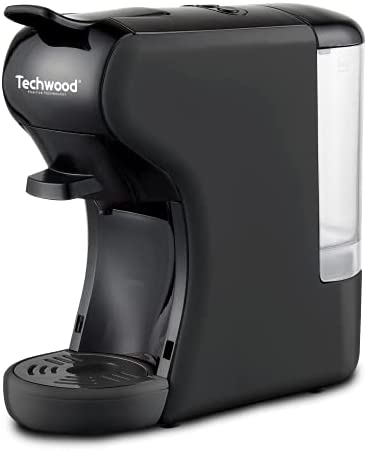 Techwood  Cafetières Expresso TCA-196N Multi-Capsules, Noir Fiche Technique et Prix au Maroc