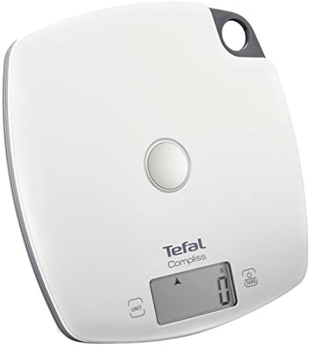 Tefal Balance Cuisine Compliss Balance Précision 5kg / 1g Fonction Tare Blanc BC1000V0 Fiche Technique et Prix au Maroc
