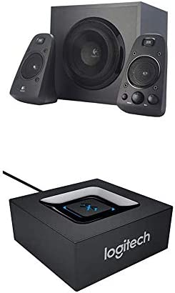 Logitech Z623 Système de Haut Parleur 2.1 pour PC/PS4/Xbox/TV + Récepteur Audio sans Fil, Adaptateur Bluetooth pour PC/Mac/Smartphone/Tablette/ pour enceintes & haut parleur, Prise EU Fiche Technique et Prix au Maroc