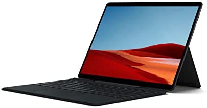 Microsoft Surface Pro X Ordinateur Portable (Windows 10, écran tactile 13", processeur Microsoft SQ2, 16 Go RAM, 256 Go SSD, 4G+LTE, Noir) PC Hybride, ultrafin et toujours connecté Fiche Technique et Prix au Maroc